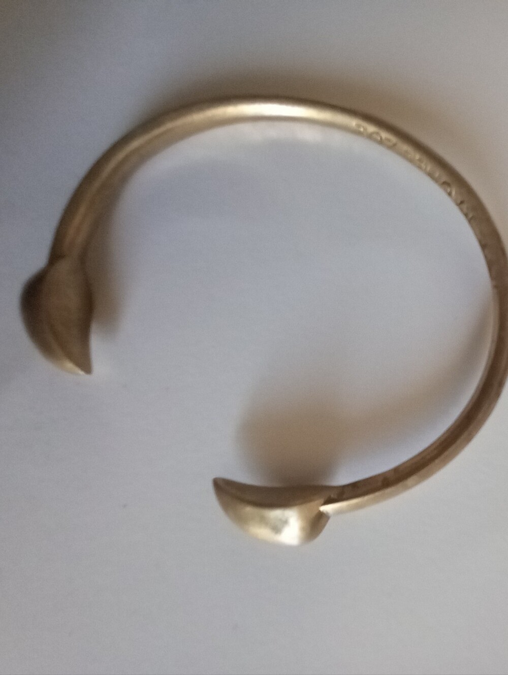 Rachel Zoe Gold Tone Vintage Cuff Bracelet 5.5"